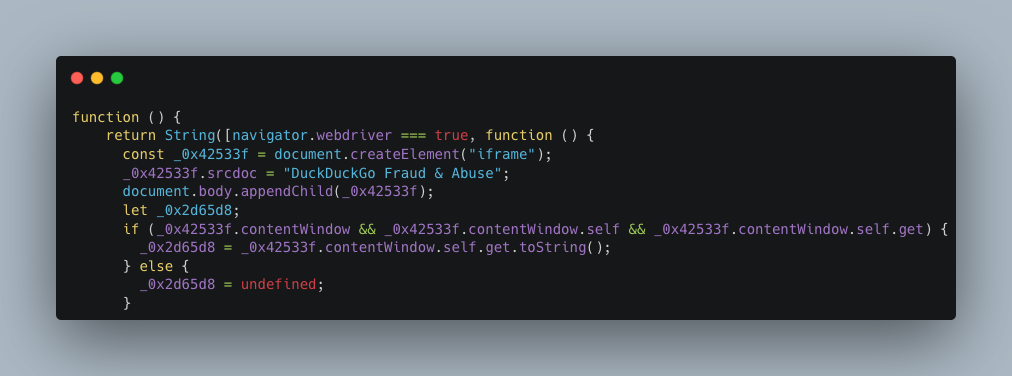 Vérification webdriver